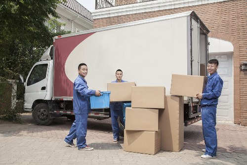 Removal team planning a house move in Bayswater with boxes and furniture
