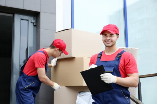 Checklist and packing materials prepared for a Bayswater house move