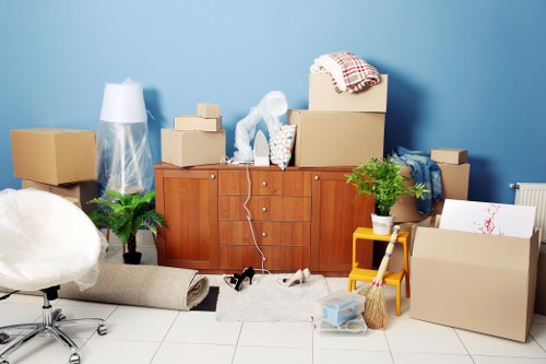 Removal van loading items in Bayswater for a local move