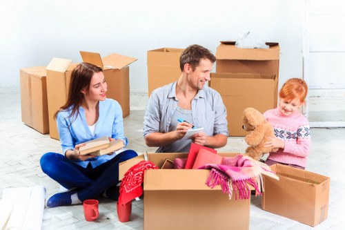 Customer complaint review process for a removal van service