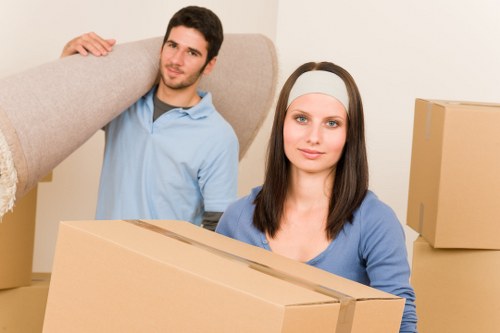 Secure van loading with safety-focused moving team